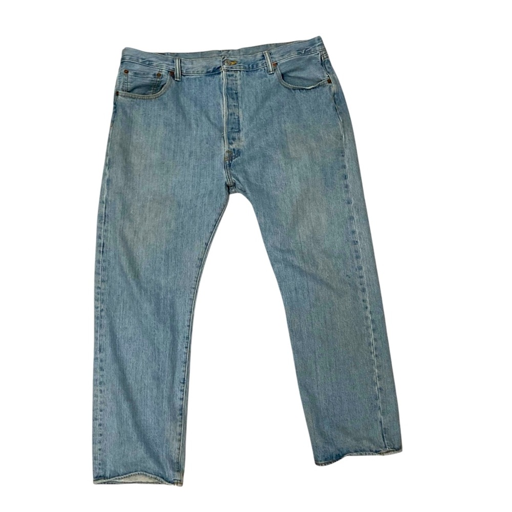 👖LEVI’S👖authentic 501 butterfly SZ42x30 soft 3sm frays- seen in photos🔥GUC🔥